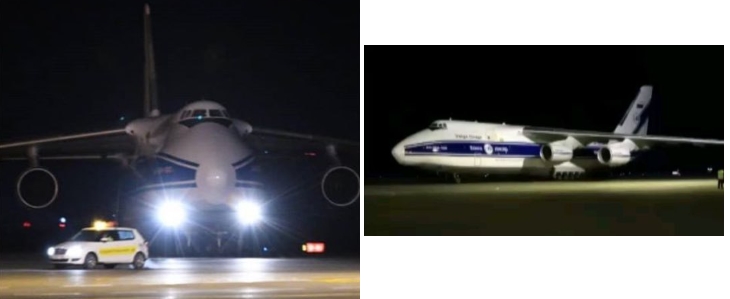 Ночью в Пермь из Нью-Йорка прилетел самый крупный грузовой самолет в мире
