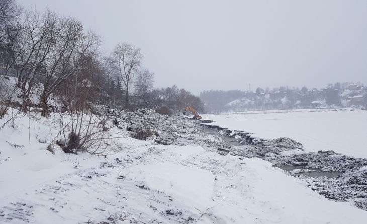 В Перми началась очистка от ила Мотовилихинского пруда