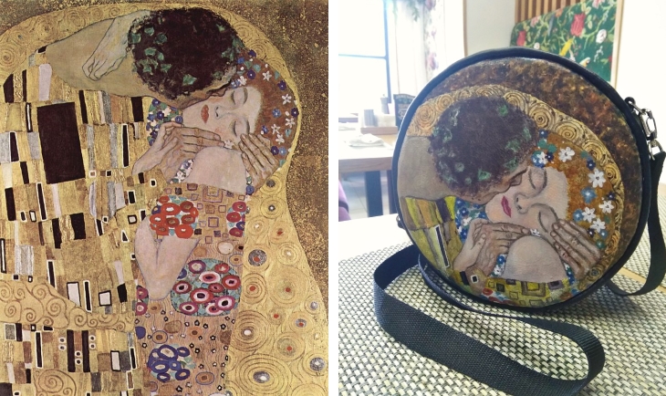 Пермская художница рисует на сумках репродукции известных картин