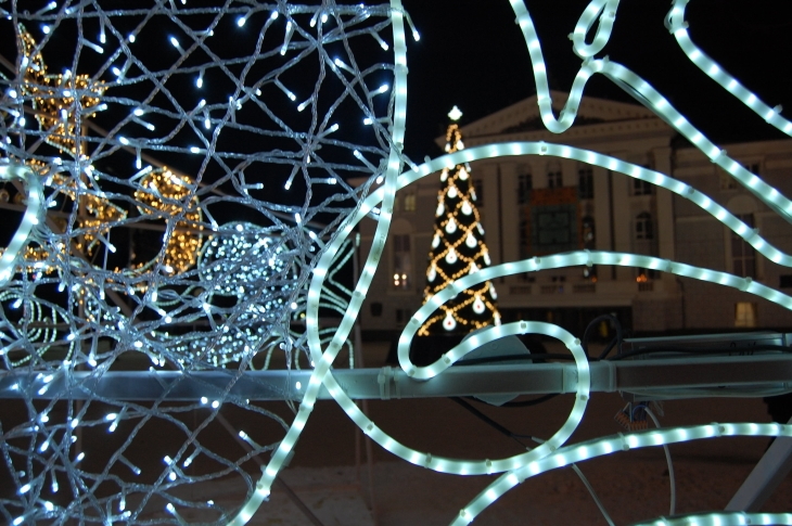 Новогоднее оформление в центре Перми появится в середине ноября