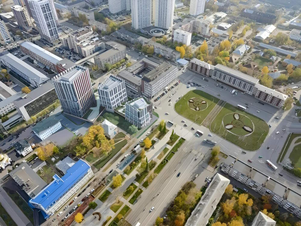 В Перми выдано разрешение на строительство 16-этажного ЖК у площади Карла Маркса