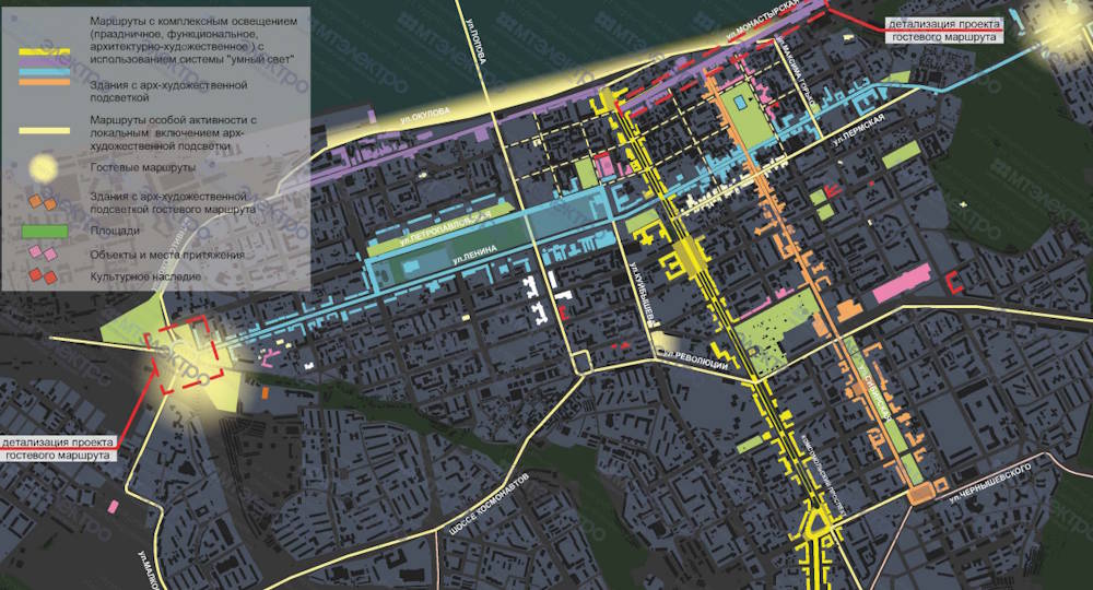 В Перми на 103 зданиях установят подсветку в этом году