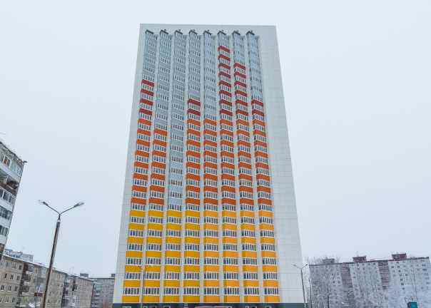 Первая очередь жилого комплекса «Журавли» представляет собой 25-этажный дом
